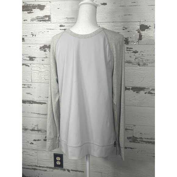 LULULEMON Crewneck Sweatshirt Heather Gray Men's Sz M EUC - Picture 1 of 3